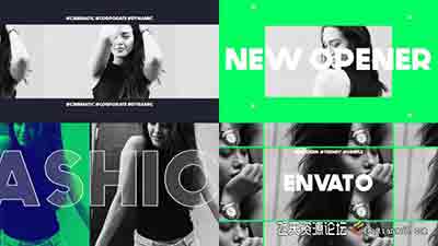 PR模板-时尚产品广告女装店模特画册时装秀活动宣传视频