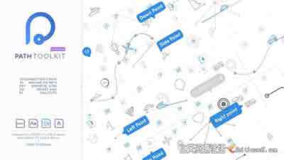 PR预设-路径连线动画 Path Toolkit Diagram Chart Maker