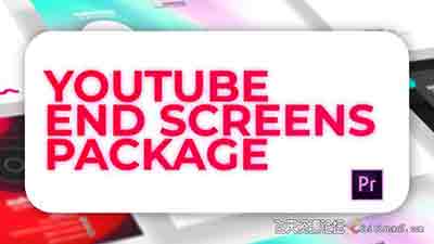 PR模板-vlog视频网站社交媒体平台频道主页关注宣传包装动画