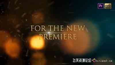 PR模板下载-大气文字标题宣传片 Cinematic Trailer Titles Pro