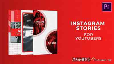 PR模板-垂直分辨率Instagram动态故事企业营销宣传包装片头