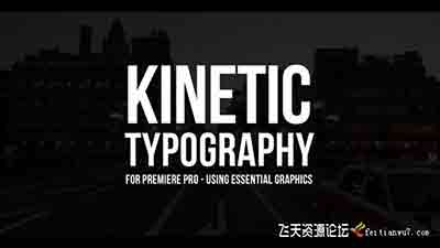 PR预设-100组运动文字标题动画 100 Kinetic Titles