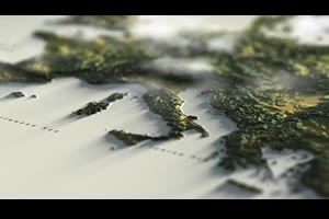 3D欧洲地图背景地标航线旅行路线疫情区域分析揭示动画AE模板素材_设计元素ae模板