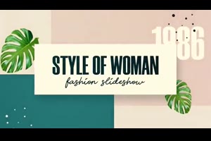 个性时尚幻灯片ae模板 Style of Woman Fashion Slideshow_展示ae模板