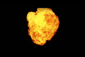 4K史诗大气火球爆炸火热燃烧烟尘烟雾LOGO标志动画AE模板设计素材_logo展示ae模板
