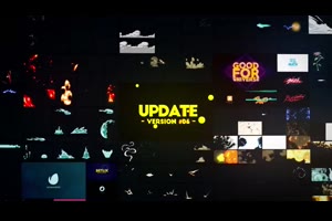1000+组2D卡通手绘FX动画水火烟雾爆炸能量灰尘特效转场AE/PR模板_VIP专属ae模板