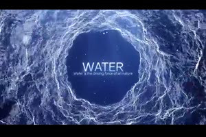 创意水背景标题展示pr模板网 Water – Inspirational Titles_pr模板网