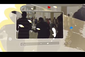 涂鸦风格甜美幻灯片流体图形卡通元素相框照片相册视频ae模板素材_展示ae模板