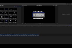 fcpx插件-25个经典图文字幕条动Slick Lower Thirds
