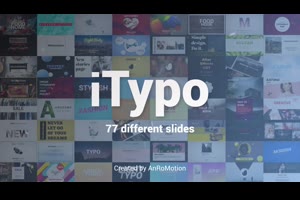 创意文字排版标题展示ae模板 Inspire Typography_文字特效ae模板