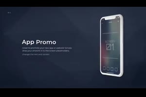 手机APP应用程序宣传介绍pr模板 Mobile App Promo_pr模板网