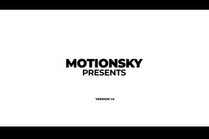 扭曲运动文字标题展示ae模板 Distort Motion Titles_文字特效ae模板