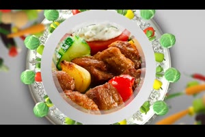 美食表演介绍片头料理烹饪电视栏目节目包装开场AE模板源文件素材_栏目包装ae模板