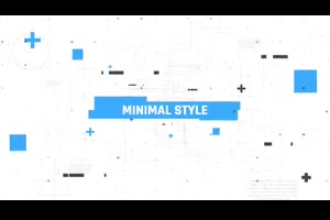 现代风动态文字标题展示ae模板 Minimalistic Linear Titles_文字特效ae模板