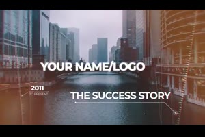 优雅时间推移幻灯片pr模板 Elegant Timeline Slideshow_pr模板网