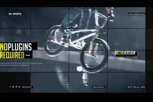 动感极限体育运动宣传幻灯片ae模板 Sport Promo Slideshow_展示ae模板