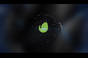 抽象黑色水球飞溅液体特效LOGO标志视频片头pr模板素材_pr模板网