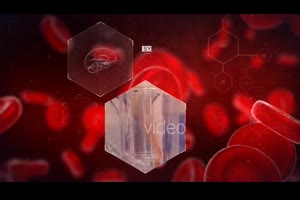 生物医学细胞血液分子遗传科学动画背景健康医疗宣传片头AE模板_科技展示ae模板