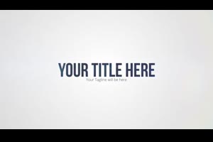 简洁旋转logo标题展示pr模板 Clean Elegant Rotation Title 4_pr模板网