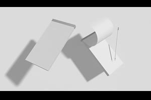 3D公司品牌名片标识设计杯子笔记本铅笔T恤展示视频ae模板素材_展示ae模板