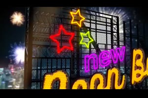 广告牌霓虹灯板片头ae模板 Neon Board_展示ae模板