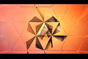 三角面转场特效片头ae模板 Slideshow Opener Transitions_展示ae模板