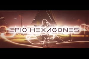六边形遮罩分割公司新技术幻灯片宣传视频ae/pr模板素材_pr模板网
