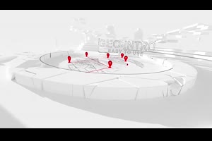 3D建筑物地图场景动画开幕世界旅行视频片头ae模板素材_展示ae模板