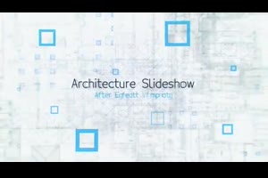 建筑草图幻灯片展示ae模板 Architecture Slideshow_展示ae模板