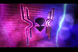 超级3D霓虹灯效果logo标志动画片头视频制作AE模板设计素材_logo展示ae模板