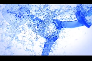 液体水流动特效logo标志视频片头ae模板素材_logo展示ae模板
