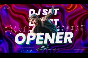 动感音乐聚会介绍宣传片头ae模板 DJ Music Opener_展示ae模板