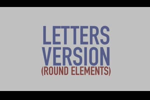简单彩色片头ae模板 Words and Letters_展示ae模板