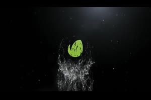 液体球形流水飞溅水花演绎LOGO标志片头视频pr模板_pr模板网