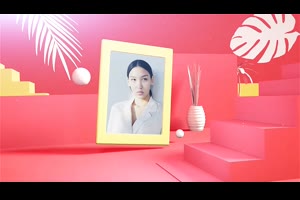 3D幻灯片彩色充满活力照片生动展示动画相册视频制作AE模板设计素材下载_相册ae模板