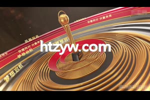 大气震撼金色年度颁奖晚会片头展示AE模板_企业ae模板