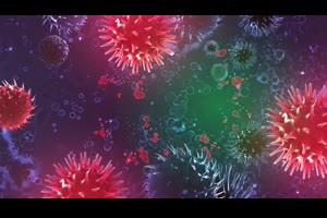 3D病毒细胞新型冠状病毒治疗医学研究标题科学教育视频开场ae模板_VIP专属ae模板