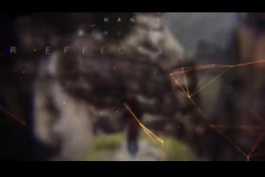 抽象点线背景文字标题展示ae模板 Plexus Titles_文字特效ae模板