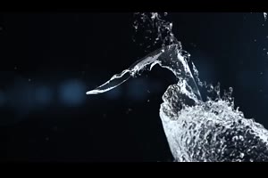 液体流体缠绕水花飞溅特效logo标志动画视频片头pr模板_pr模板网
