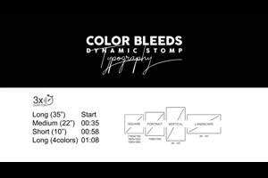 动态节奏开场片头ae模板 Color Bleeds_展示ae模板