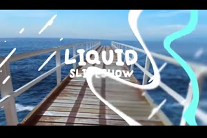 彩色流体幻灯片展示ae模板 Colorful Liquid Slideshow_展示ae模板