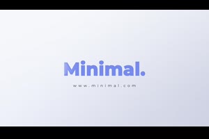 简单线条描边挤压阴影效果公司品牌LOGO标志动画AE模板设计源文件_logo展示ae模板