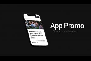 手机APP应用程序网站宣传服务介绍广告视频ae模板素材_产品宣传ae模板
