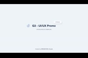 三维iPhone 11手机界面APP应用 UI/UX时尚宣传展示片头动画ae模板_VIP专属ae模板