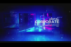 高科技信息图表界面简介广播新闻数字企业商业未来技术故障动画宣传视频pr模板_pr模板网