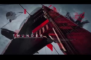 创意复古笔刷水墨效果图片展示动画幻灯片视频相册PR与AE模板_水墨包装ae模板