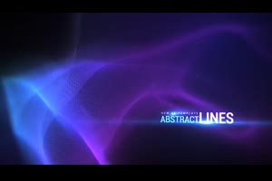 炫彩线条艺术动态背景光效宣传介绍视频片头ae模板素材_VIP专属ae模板