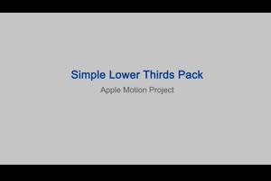 fcpx插件-12个简洁商务字幕条动Simple Lowerthirds