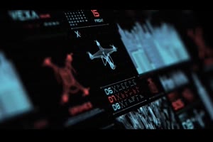 数字科技军事游戏HUD面板服务器元素矩阵代码信息图表合集AE模板_科技展示ae模板