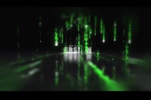黑客矩阵代码数字人工智能技术虚拟系统视频片头动画制作AE模板_科技展示ae模板